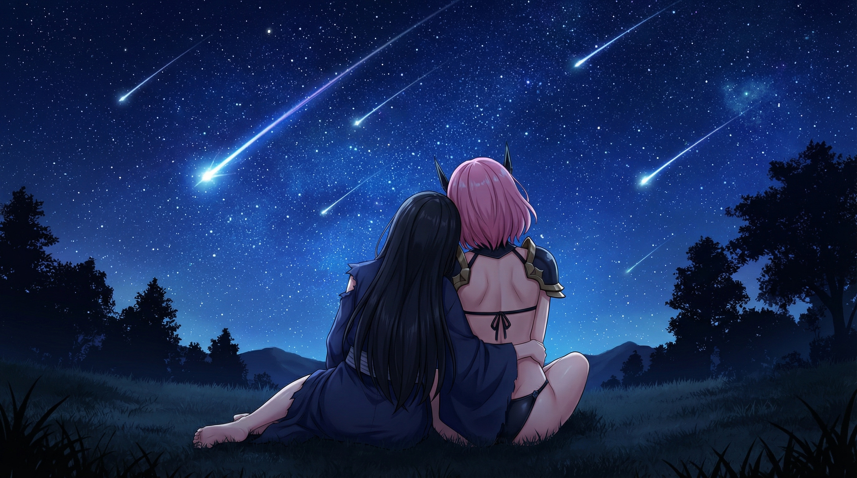 夜空 | の人気AIイラスト・グラビア