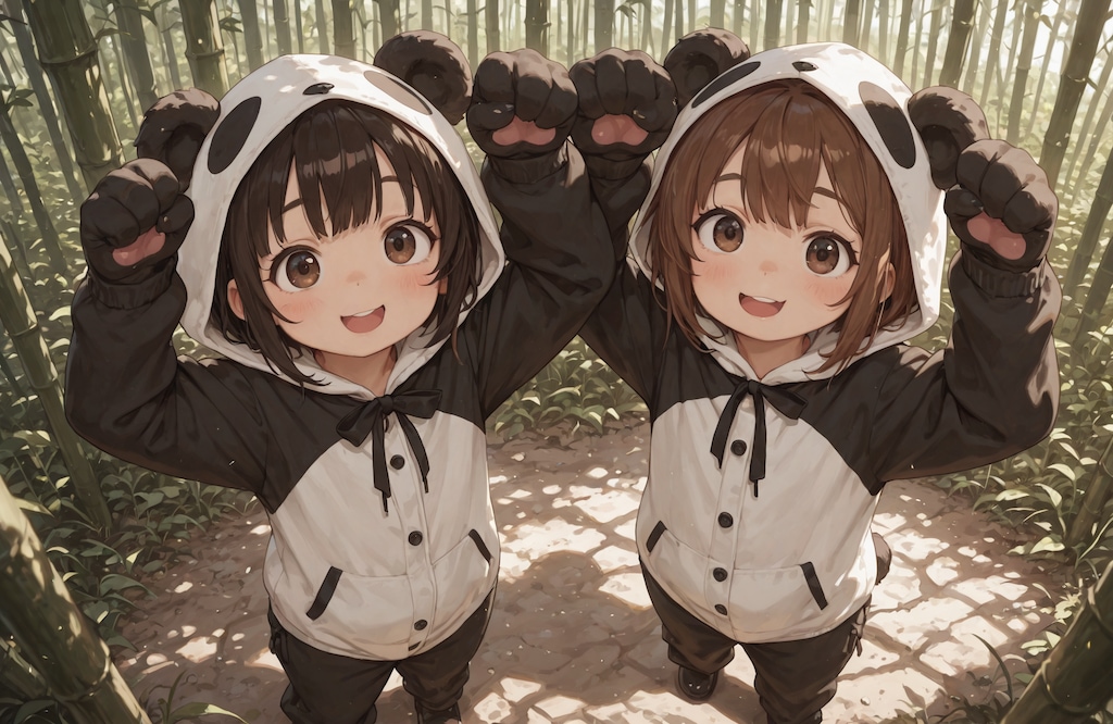 【耐久テスト】パンダ2匹