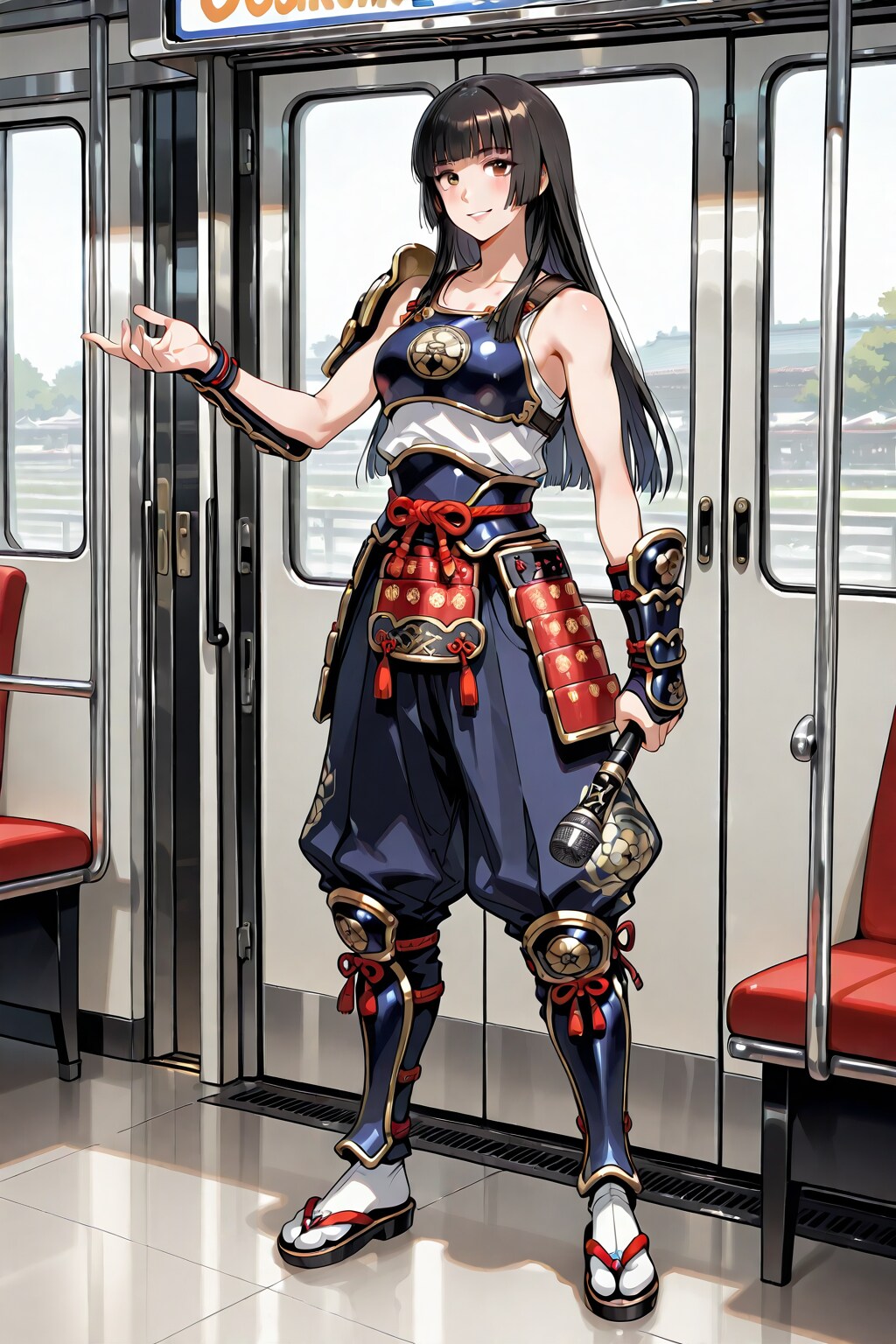 かっこかわいい武道家細川百合香のバスガイド