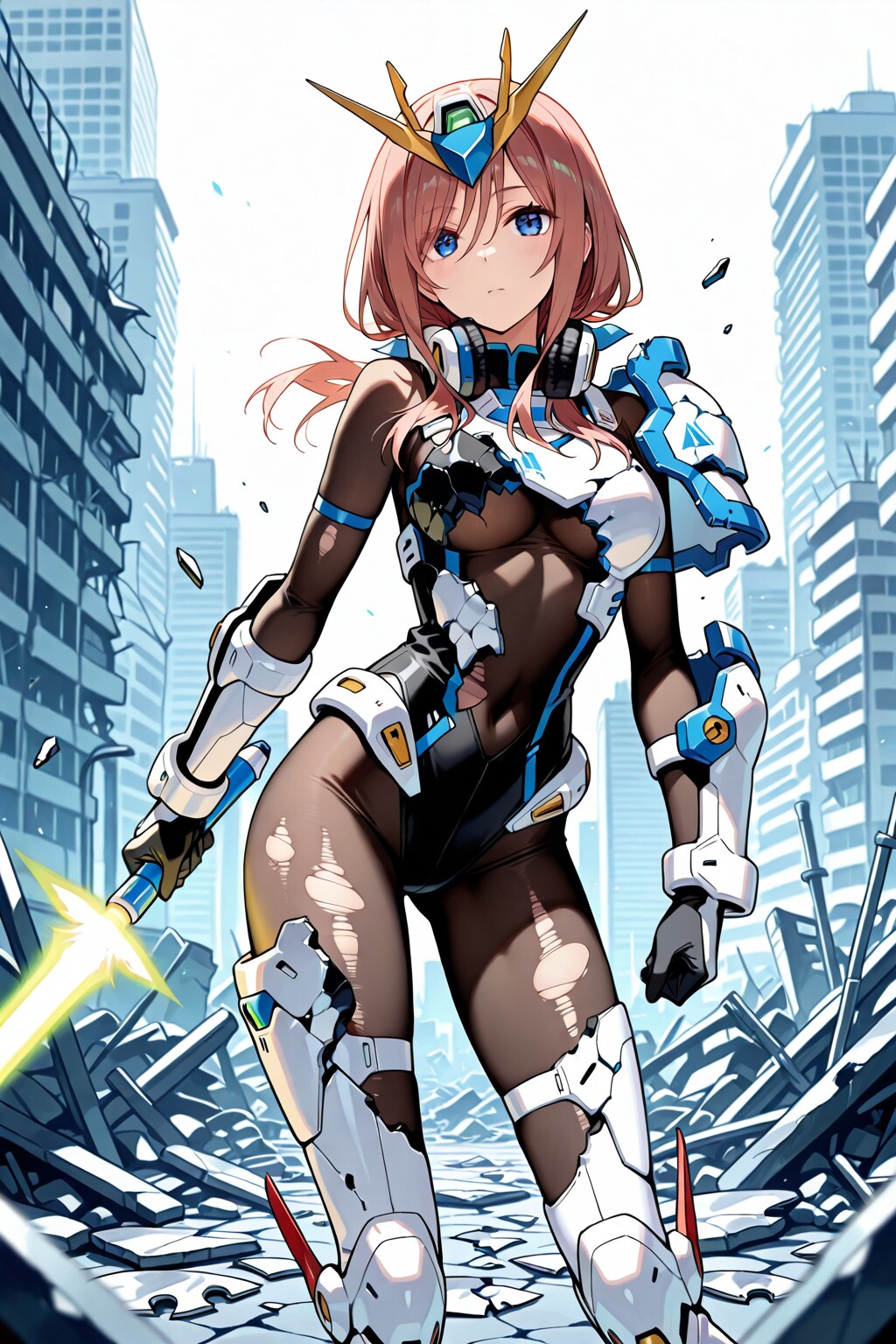 未来都市での戦争