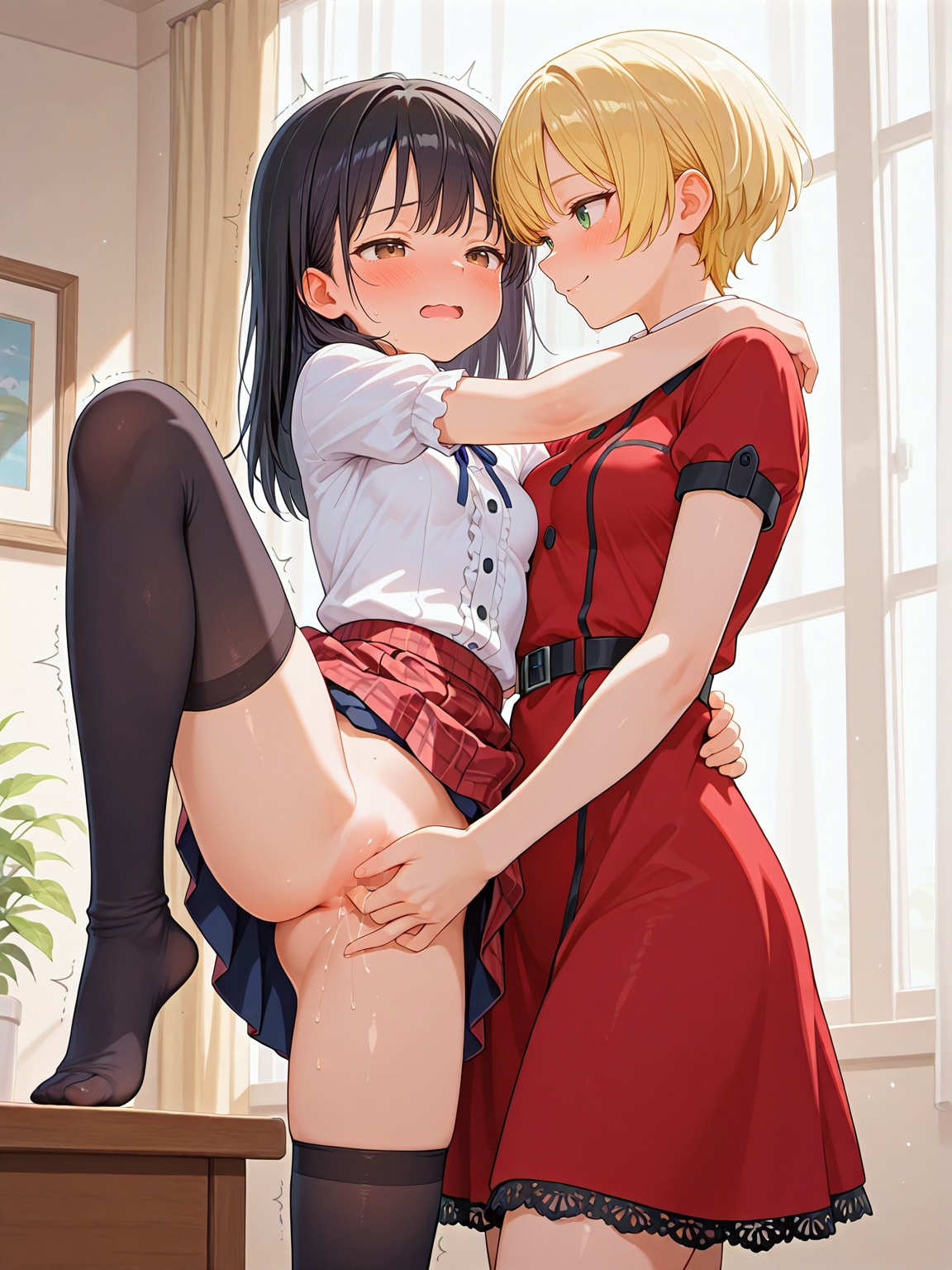 愛利はお姉さんに弄られて