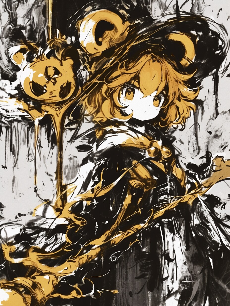 くま娘✖︎魔法少女③🐾 | の人気AIイラスト・グラビア