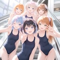 スク水モールコレクション（４）3時のアイドル　GPTimages2.0 2枚目
