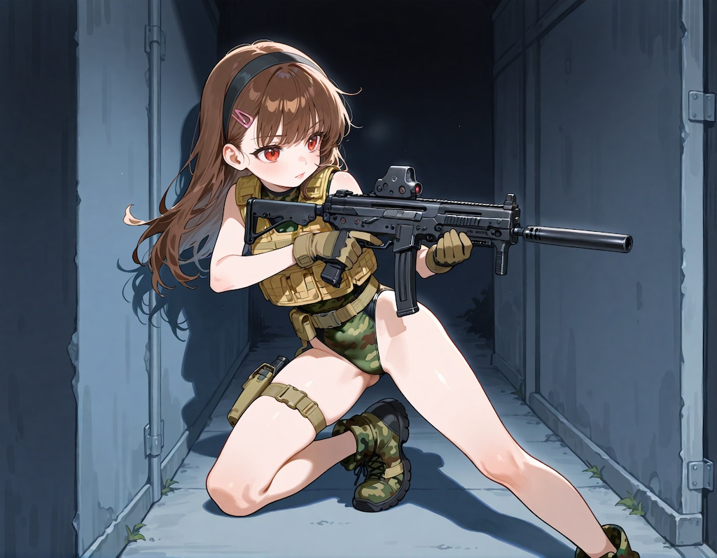 レオタード特殊部隊の少女4