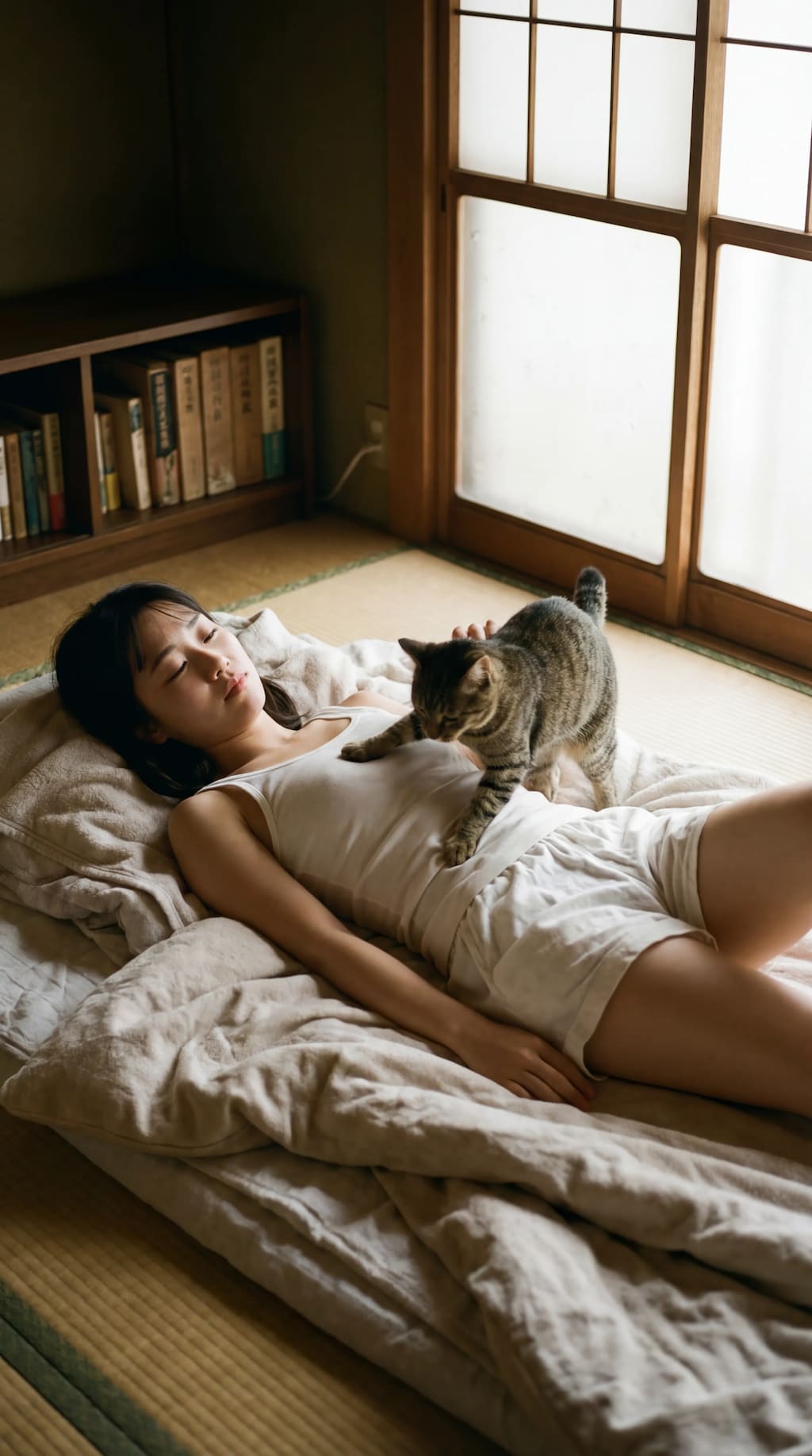 Tatami Slumber and Feline Weight