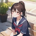 ポニテ 2枚目