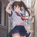 ポニテ 5枚目