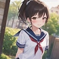 ポニテ 4枚目