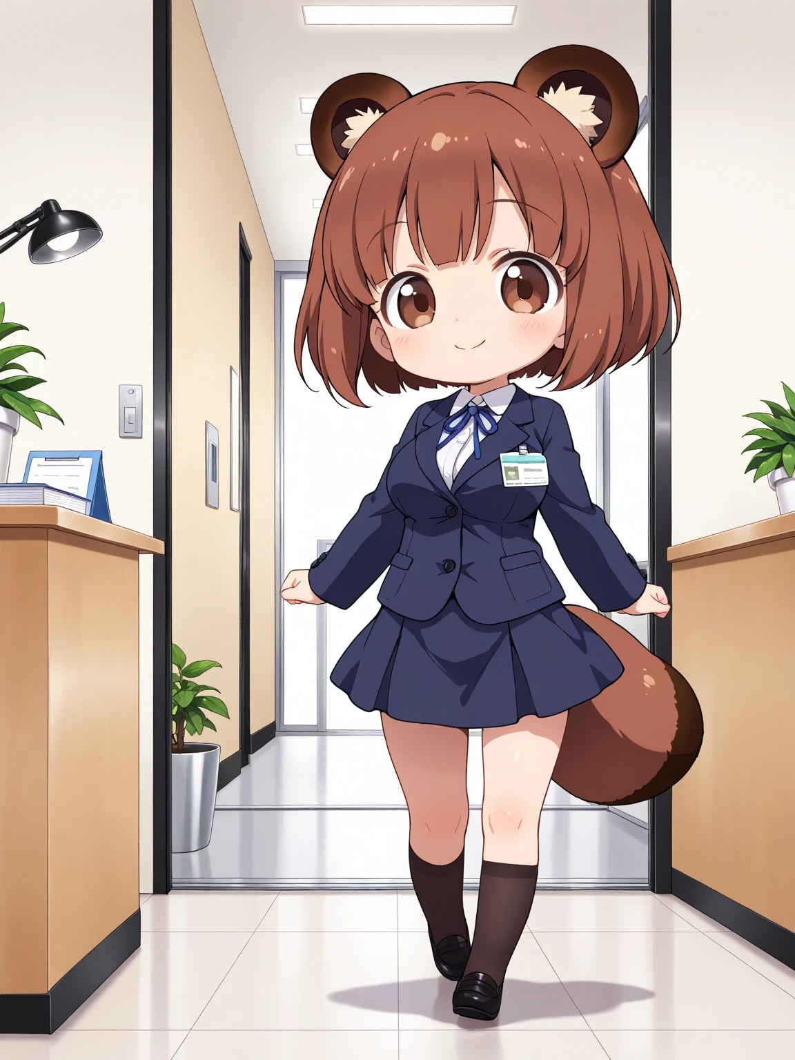 あにまるコーポレーションの新入社員・アキちゃん | の人気AIイラスト・グラビア