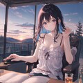 稜線が彩る空 2枚目