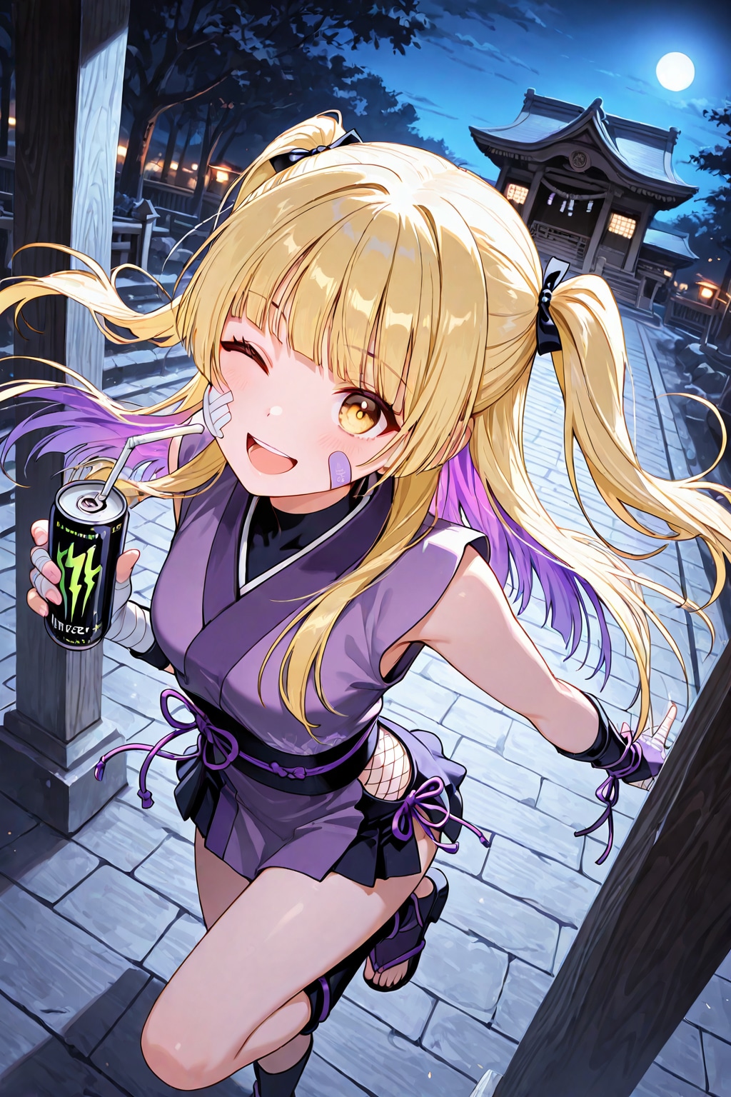 ニンジャと化した住所不定少女(企画参加) | の人気AIイラスト・グラビア