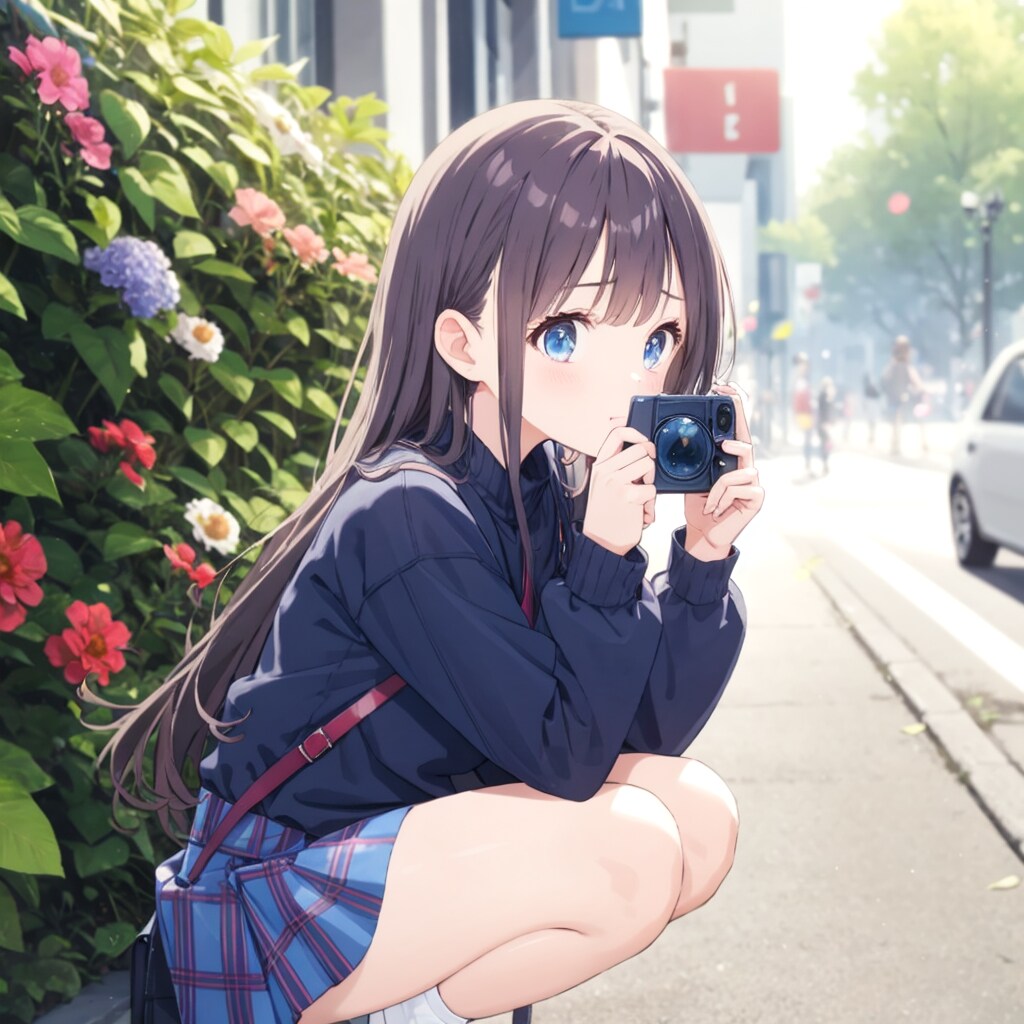 狙って…