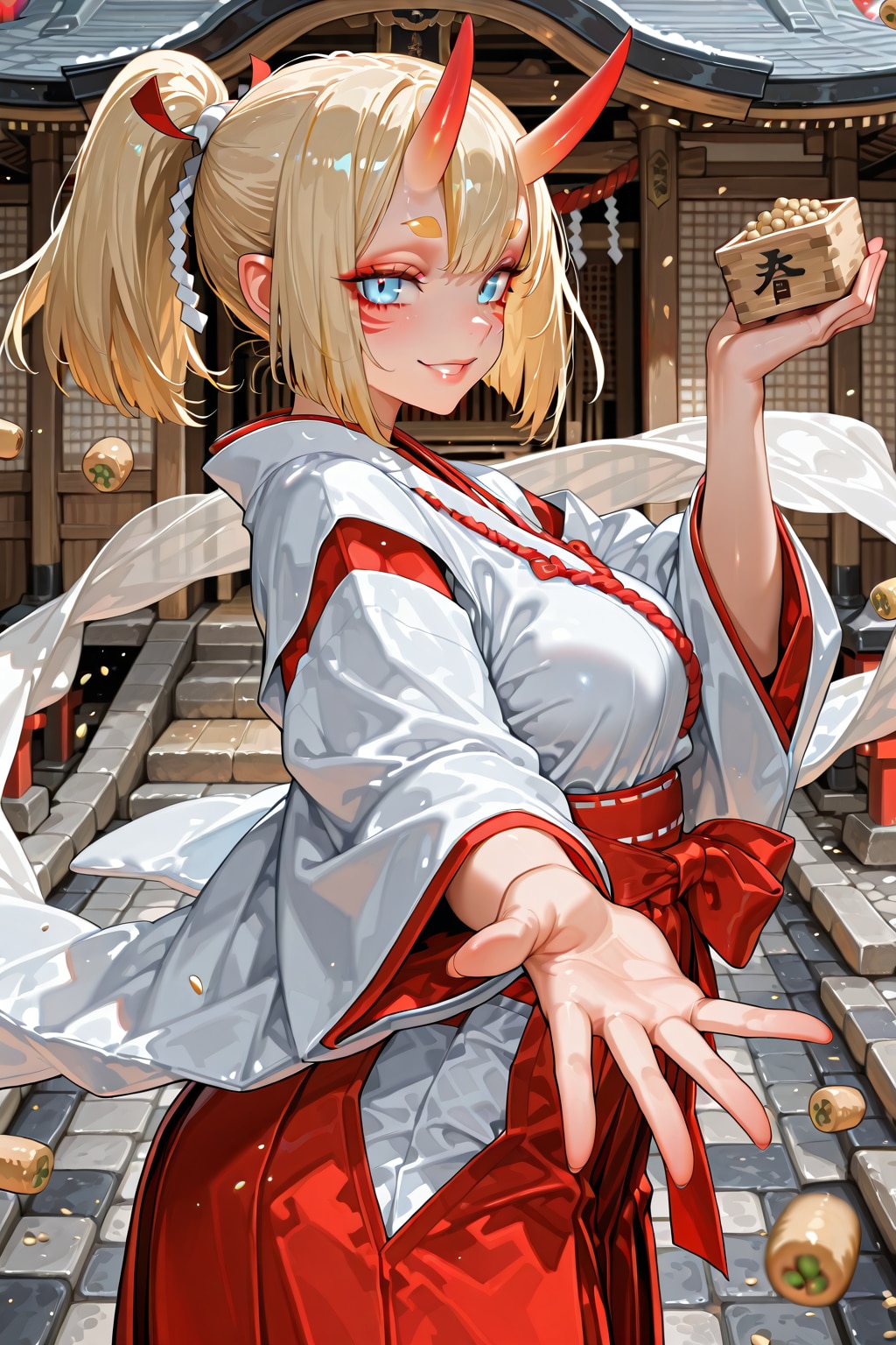 ほーれ、喰らうがよいぞ！（お祖母ちゃん……このキャラ付け、どうにかならないの？年々参拝者さん増えてるのは分かるけどぉ）