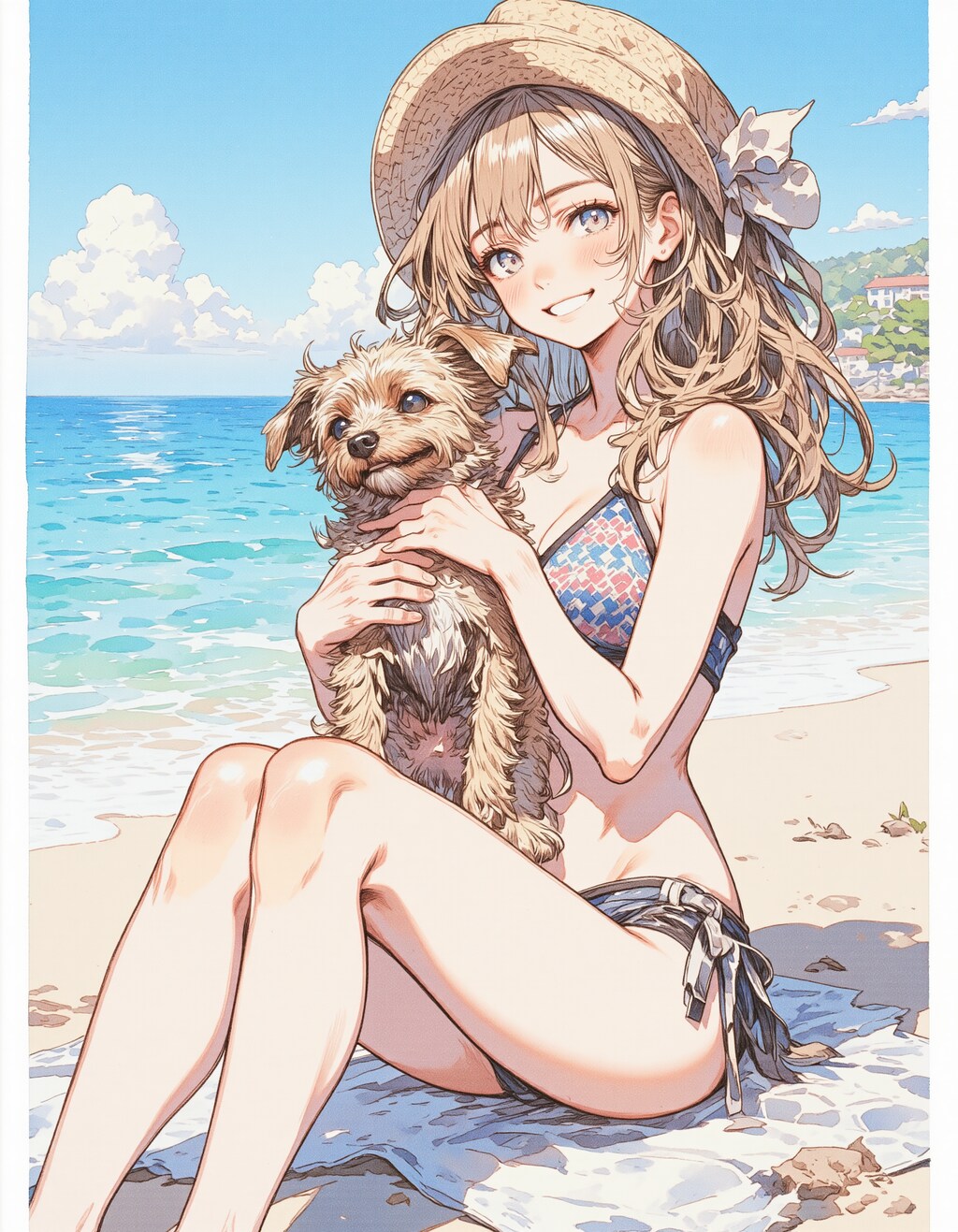 愛犬と海 2