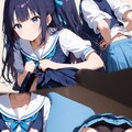 セーラー服スクール水着紺ハイソックス 3枚目