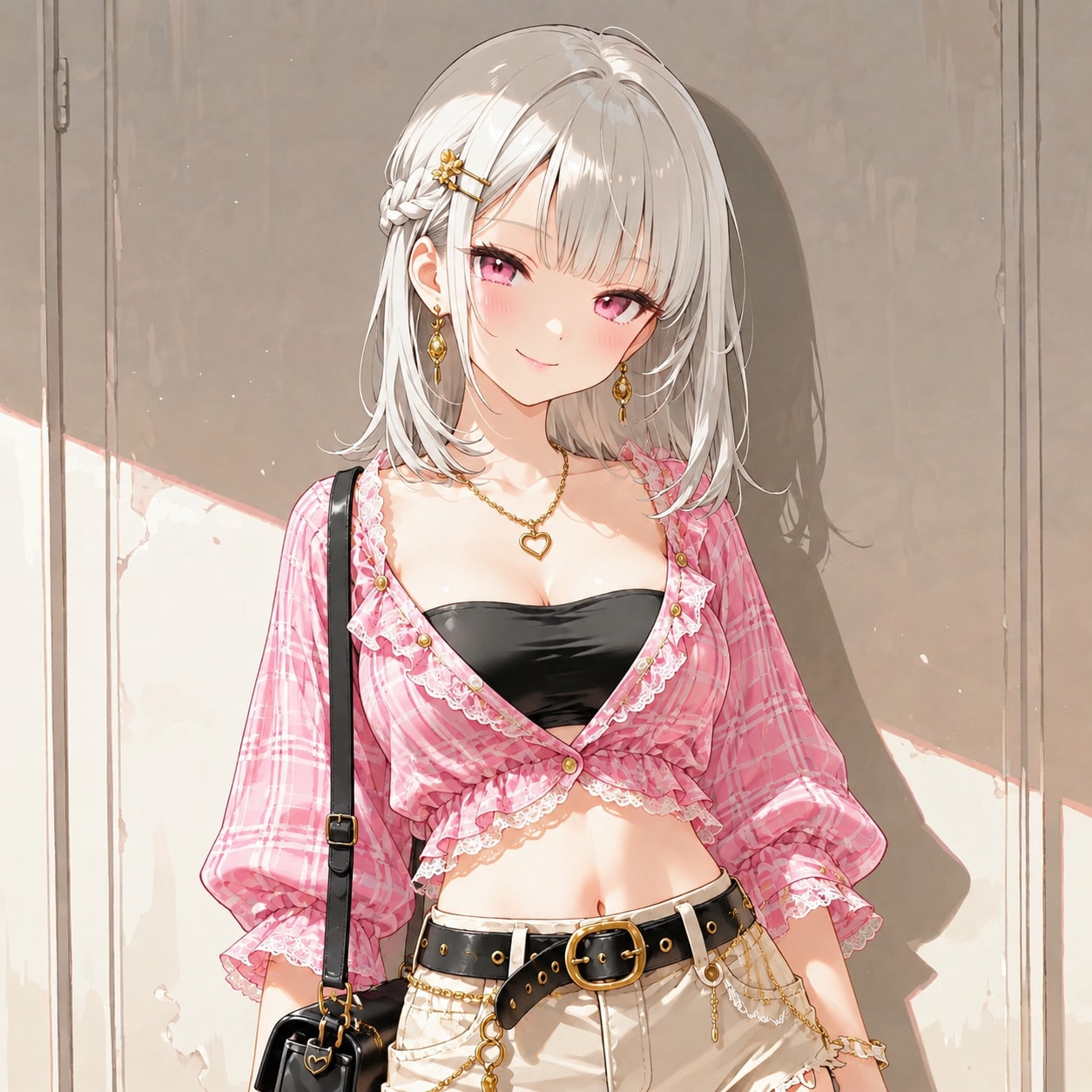 ヘソ出しスタイル
