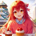 大阪観光するケーキ娘さん 2枚目