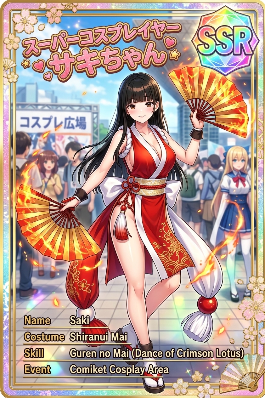 SSRスーパーコスプレイヤーサキちゃん