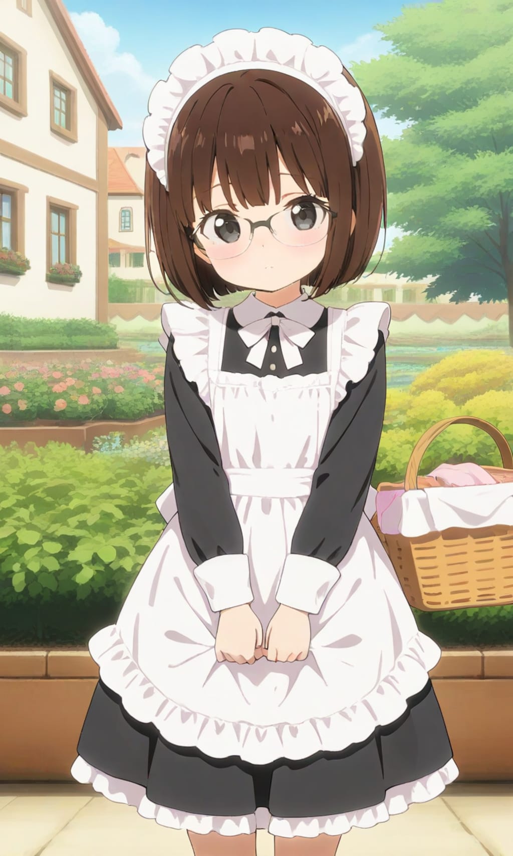 ちび眼鏡メイドちゃん