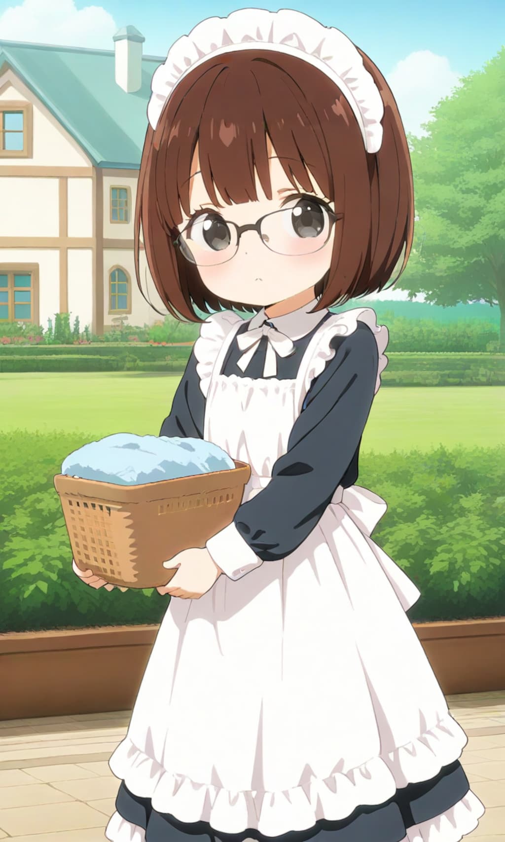 ちび眼鏡メイドちゃん