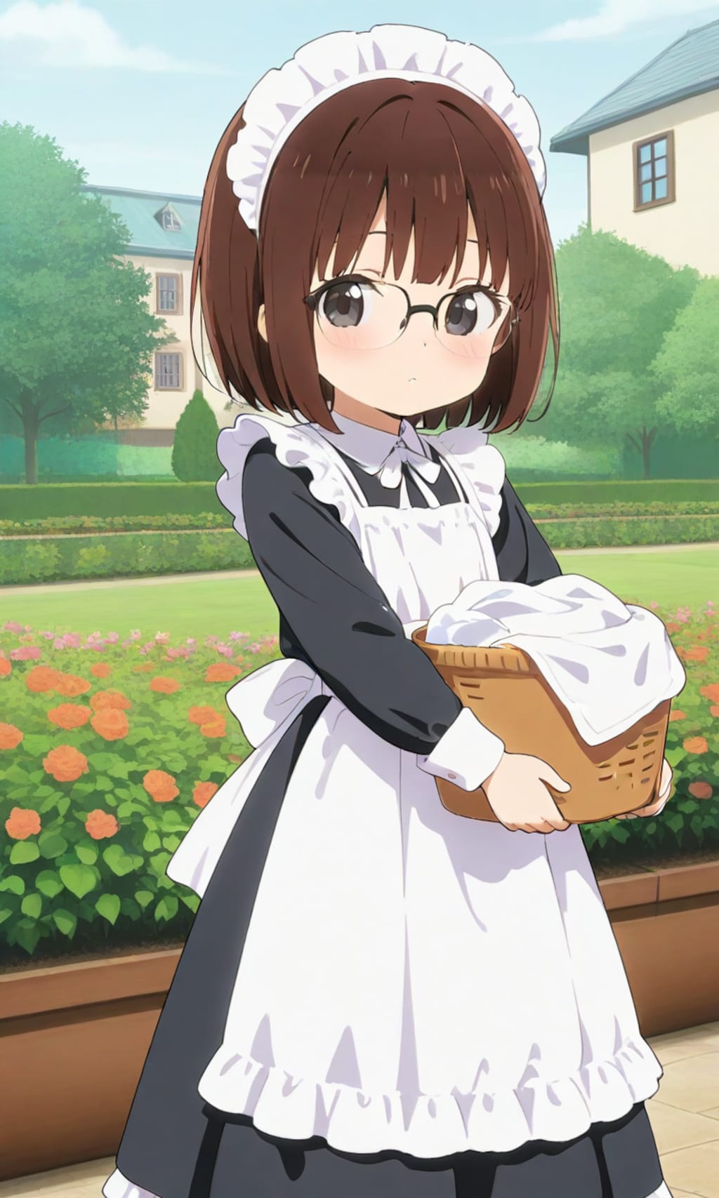 ちび眼鏡メイドちゃん