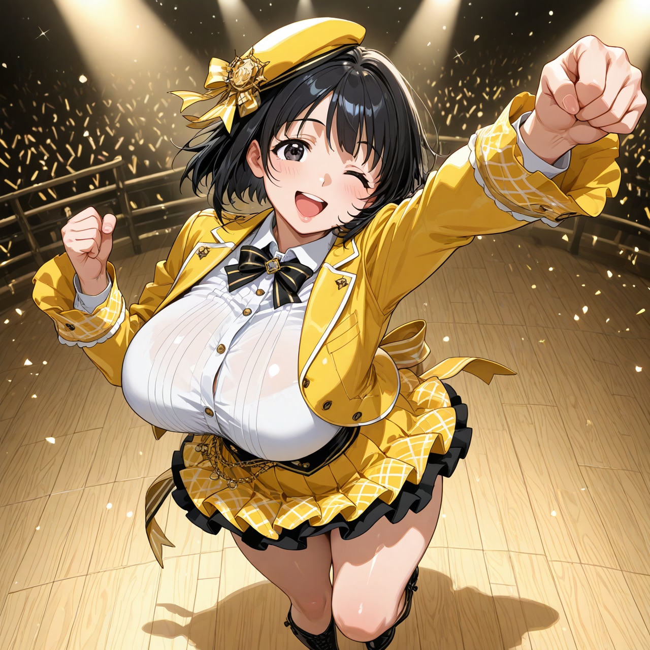 うちの子をアイドルにしてみます（黄色担当鳴江えるな編）