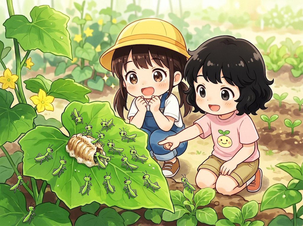 ※虫注意‼️蟷螂生 (とうろうしょうず)