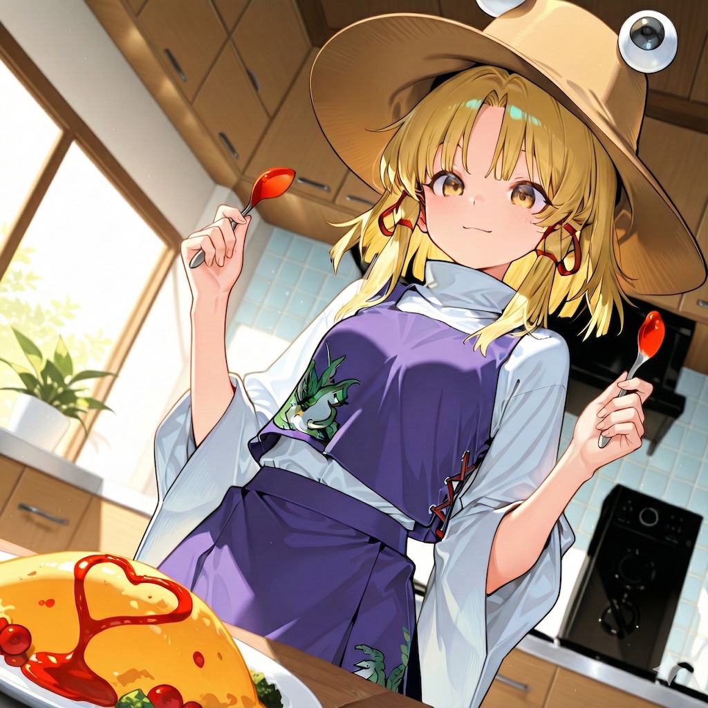 オムライスを作った諏訪子