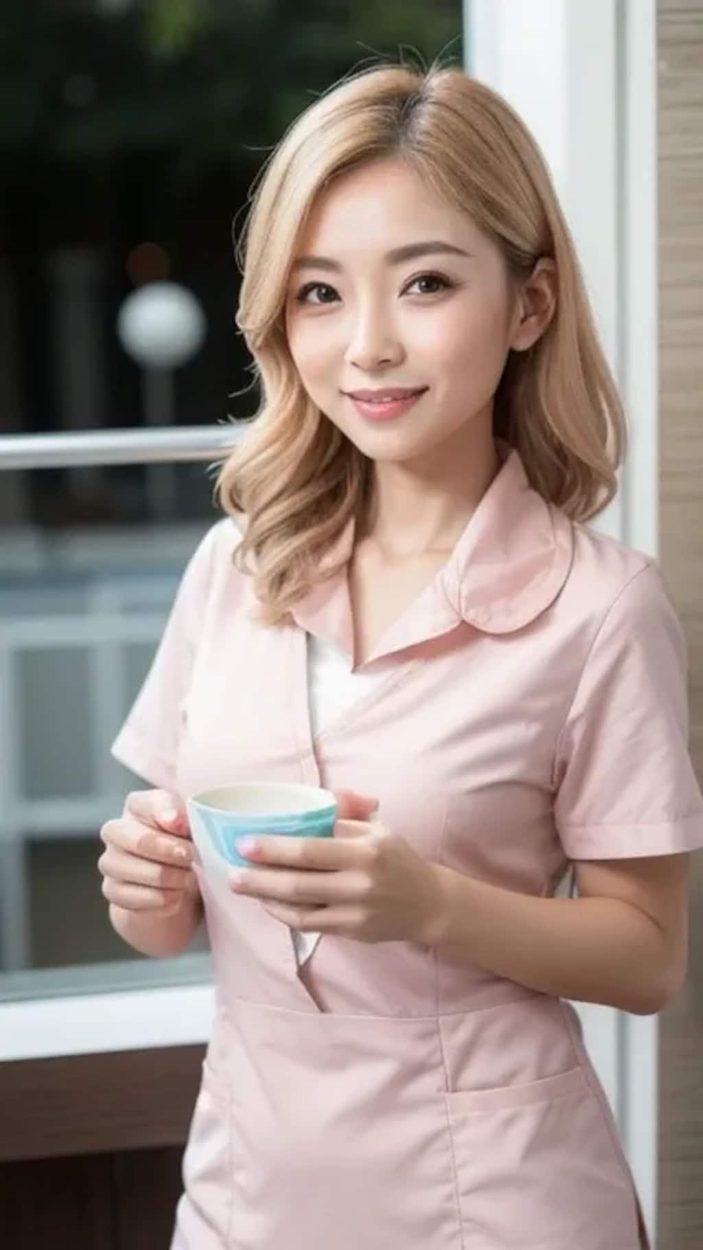 どこかにいそうな美人ナース