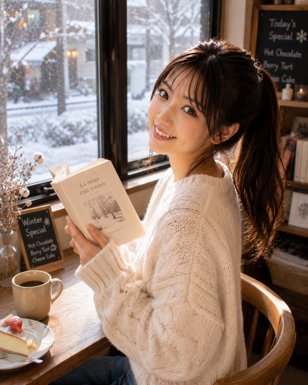 ［スライド］春夏秋冬、ユイと過ごしたカフェ。