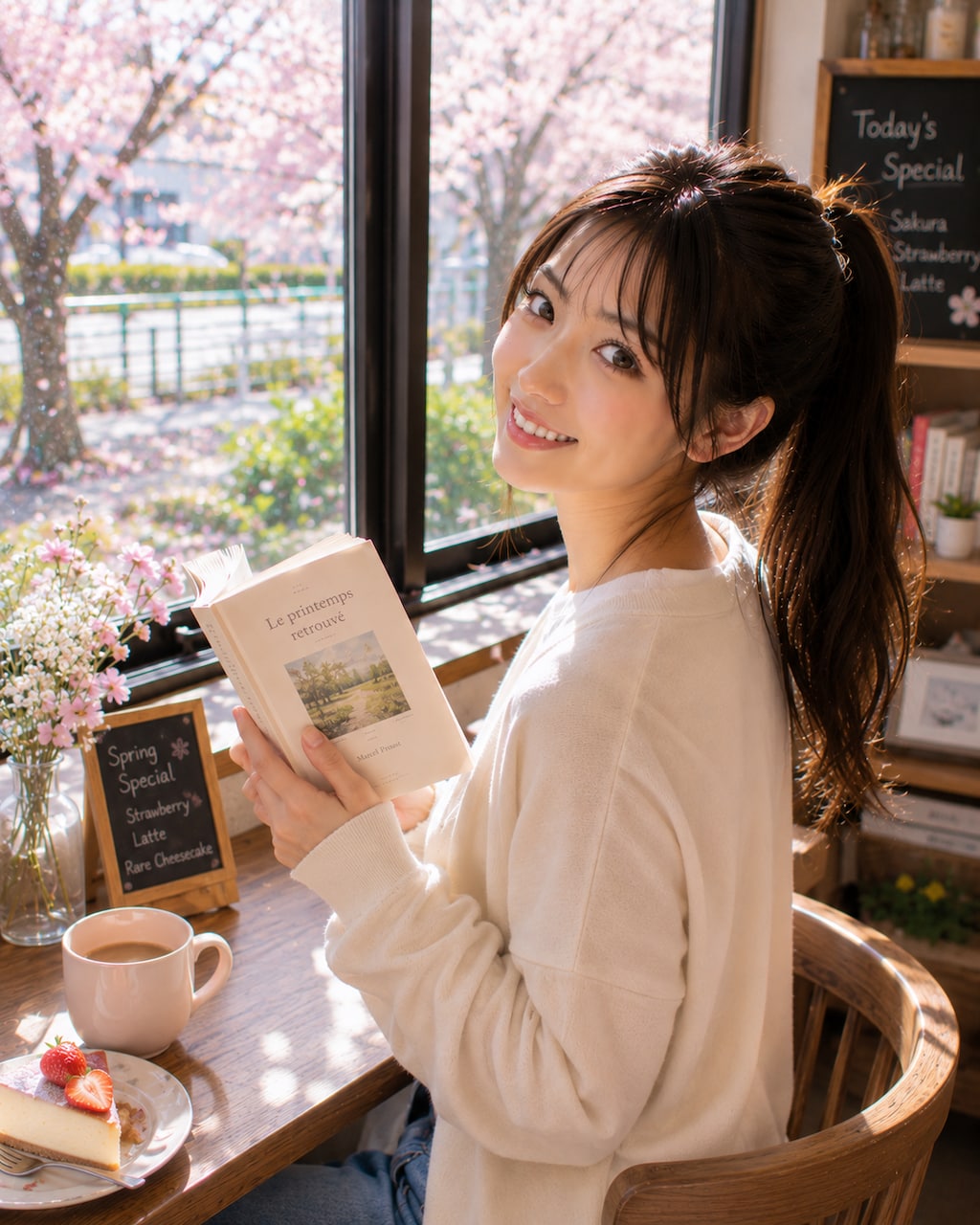 ［スライド］春夏秋冬、ユイと過ごしたカフェ。