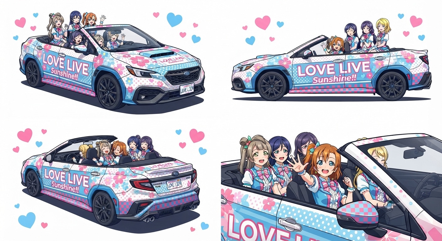 ラブライブキャラとWRX | の人気AIイラスト・グラビア