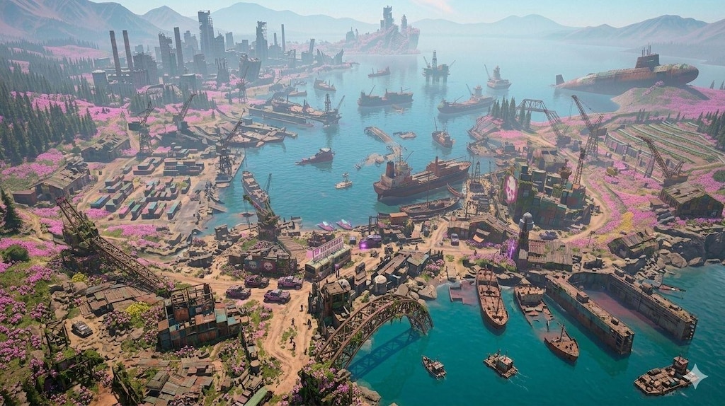 港の風景(核戦争後)