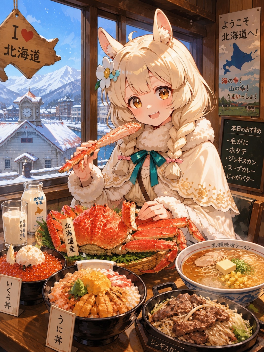アルパカちゃんのグルメ旅〜北海道〜