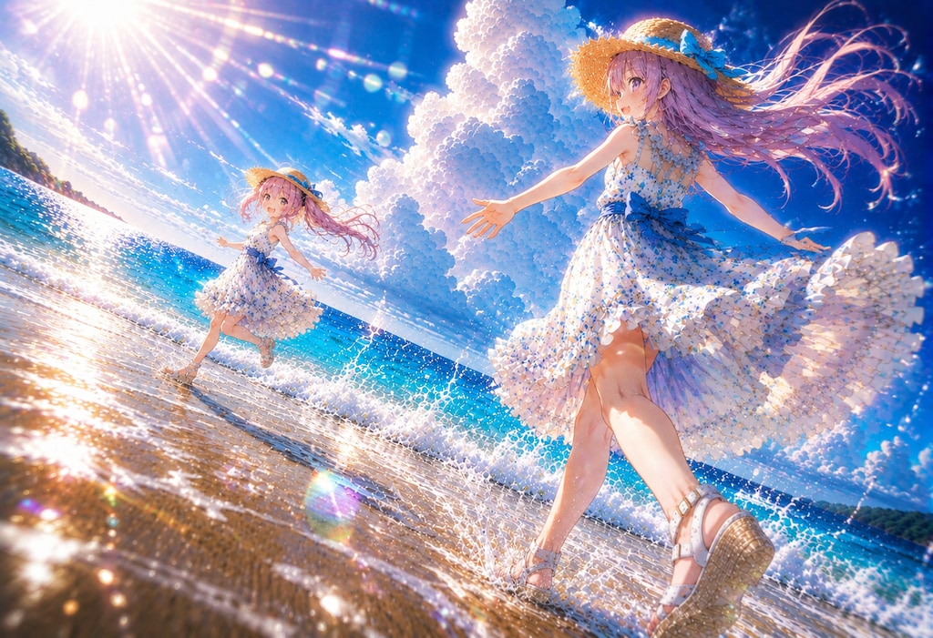 夏風の向こうで、君が笑う