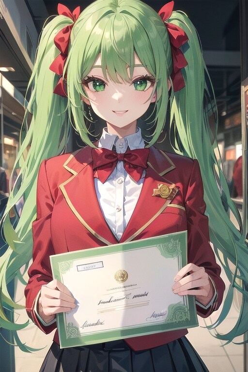 感謝状をいただいちゃいました😆 | の人気AIイラスト・グラビア