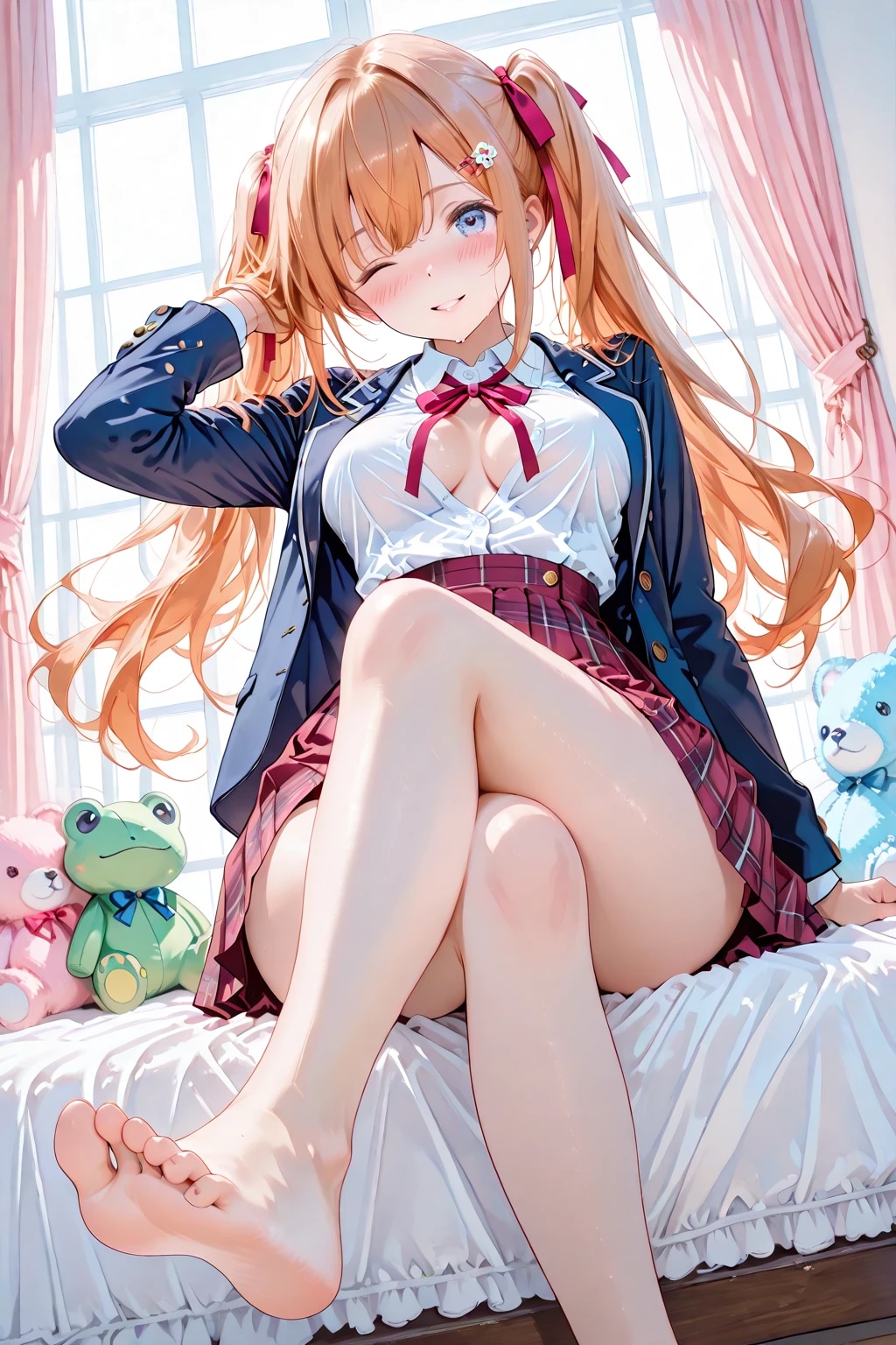 寝坊しちゃったぁ♡