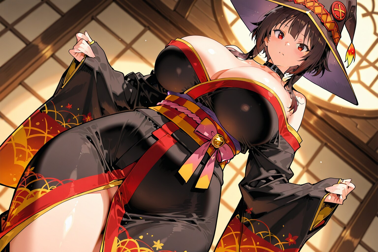 初「PHOENIX」で、紅魔族の振り袖