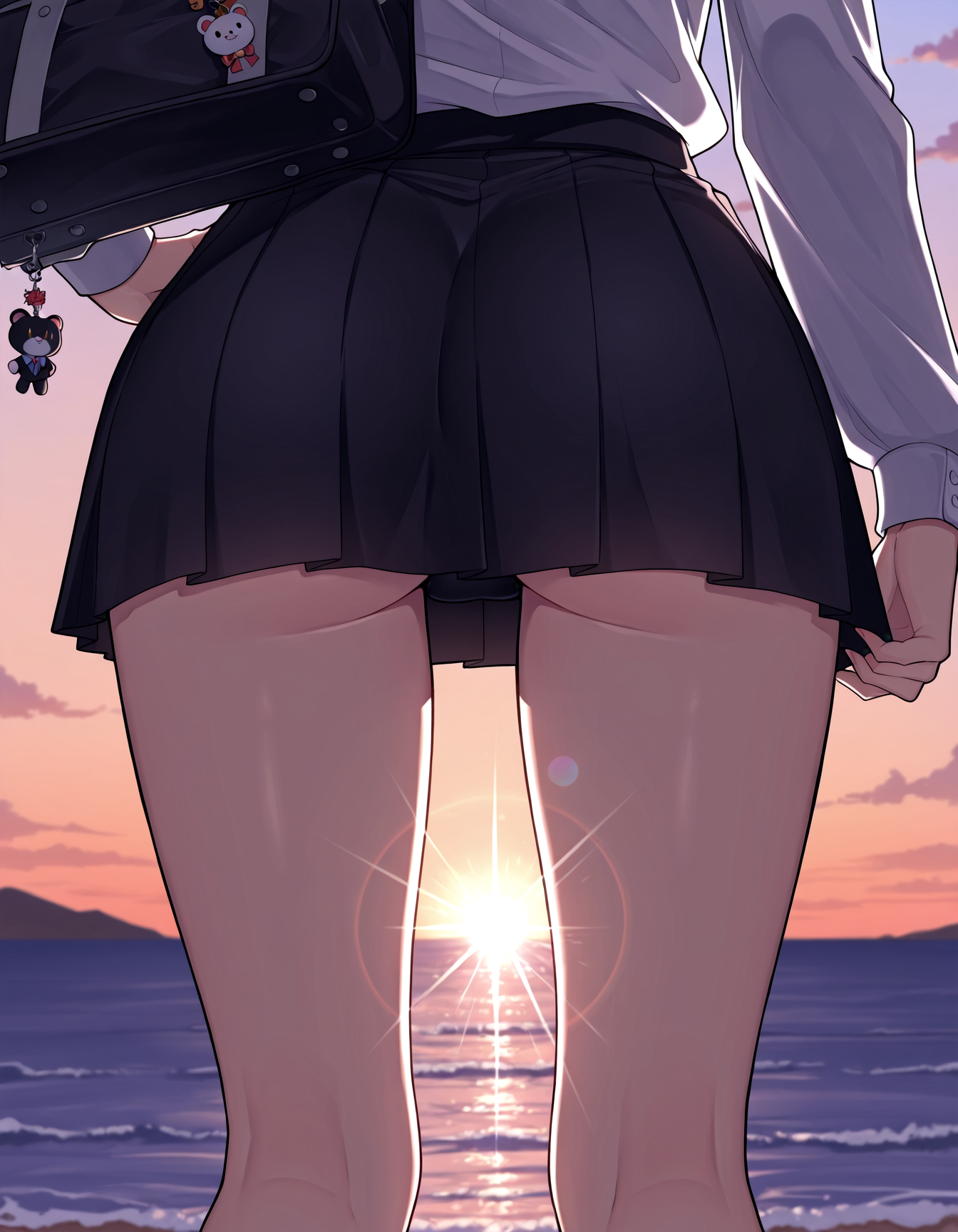 夕日