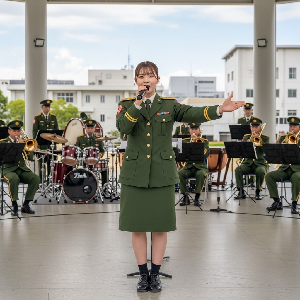 J隊音楽隊の歌手