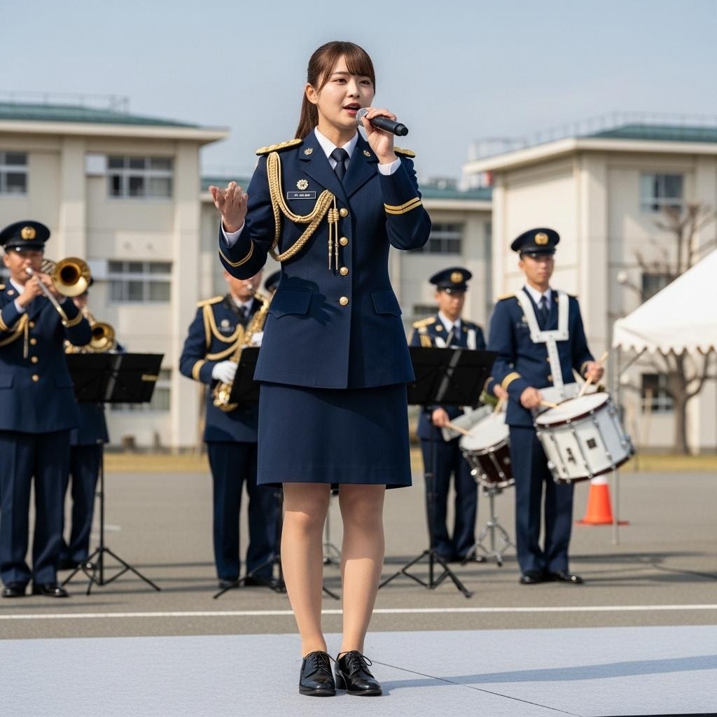 J隊音楽隊の歌手