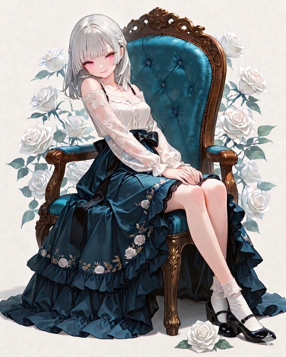 白薔薇 | の人気AIイラスト・グラビア