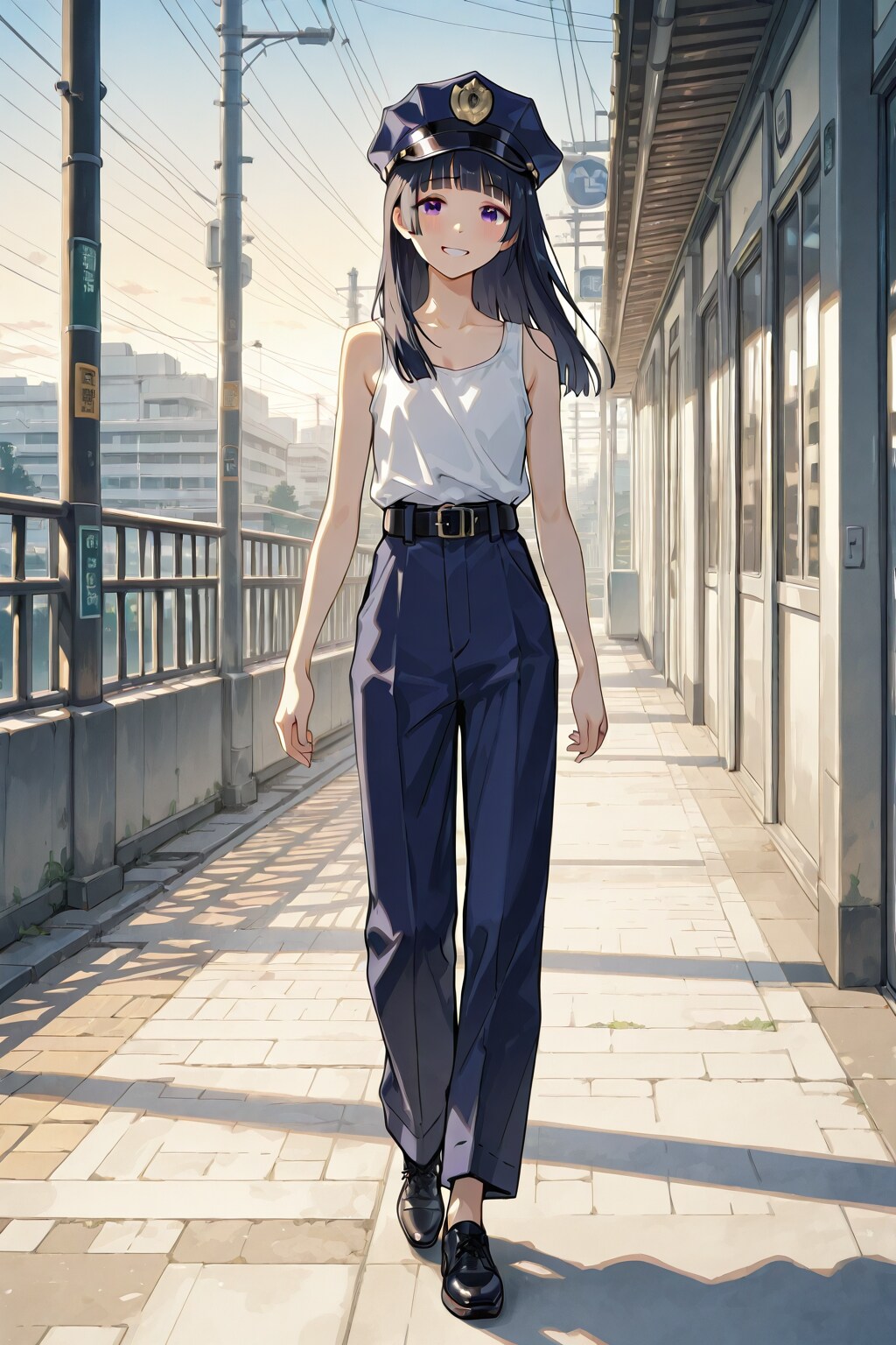 かっこかわいい婦警愛崎咲綺の日本橋パトロール