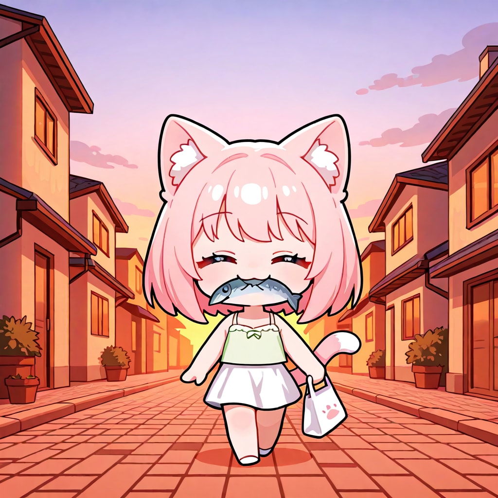 こんばんにゃん(LILYバージョン)