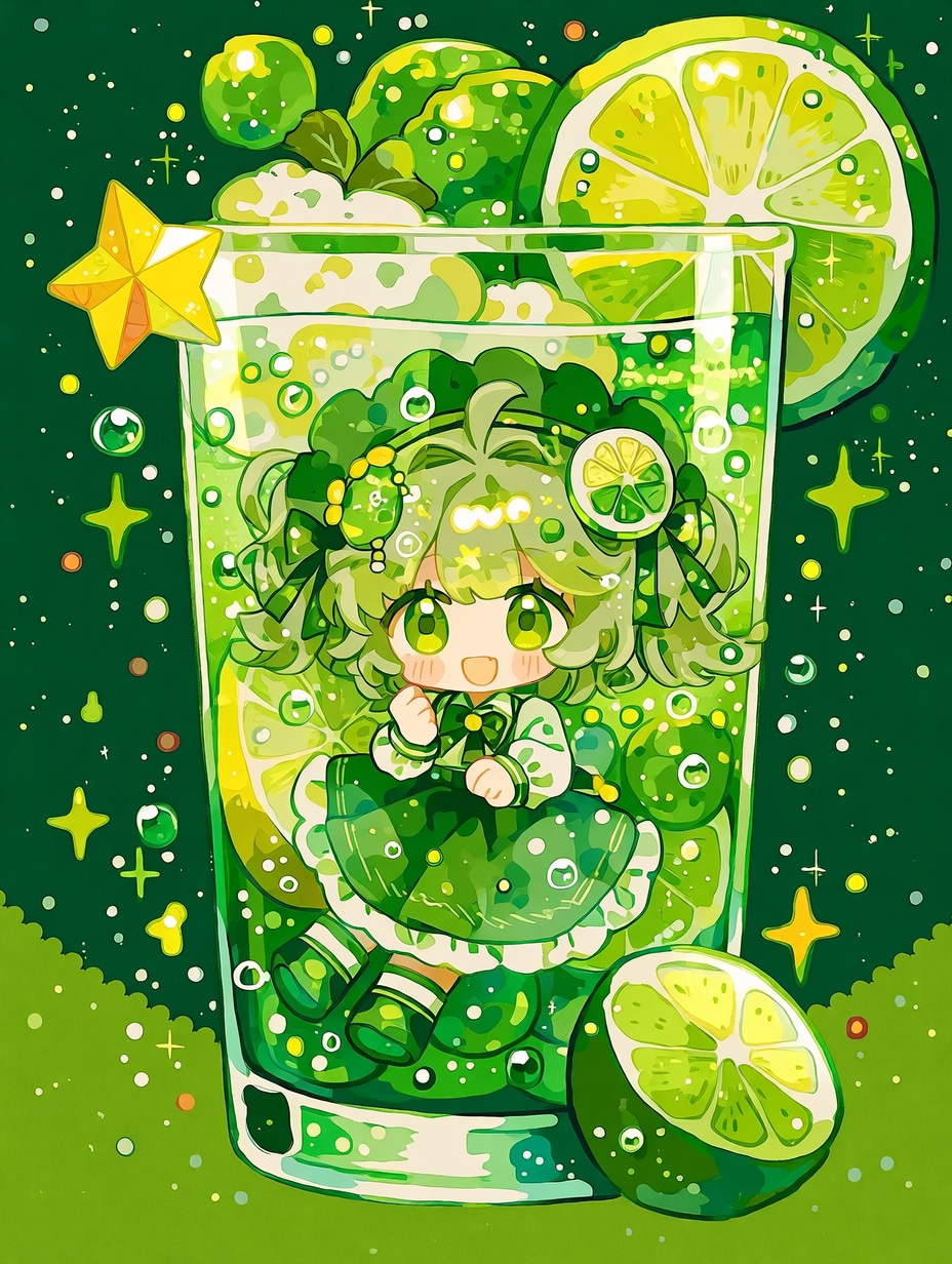 「瓶詰の少女」碧67 | の人気AIイラスト・グラビア