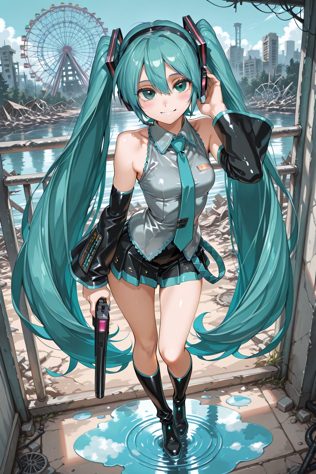 歌姫と銃と廃墟