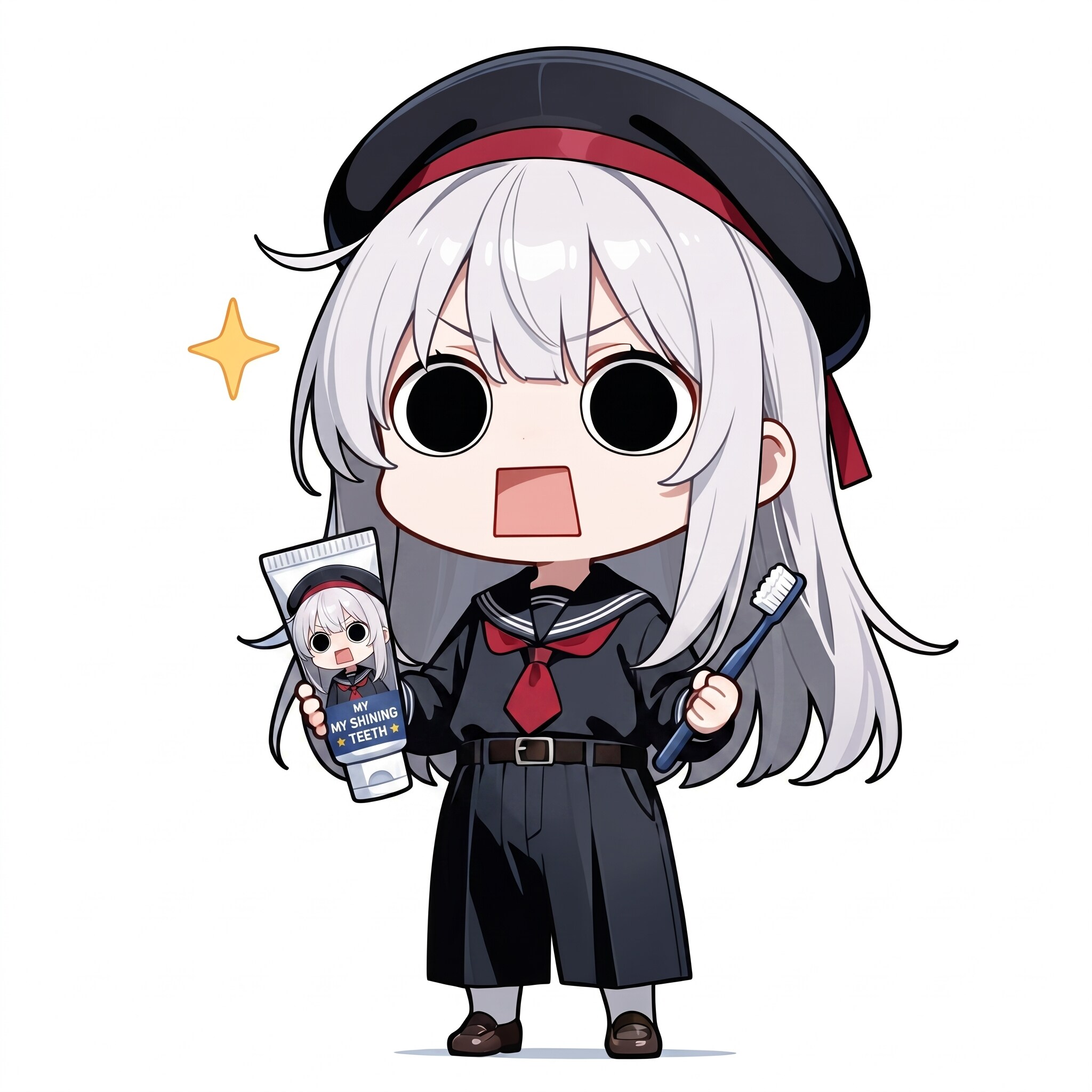 歯磨きセットえらいこっちゃ嬢 | の人気AIイラスト・グラビア