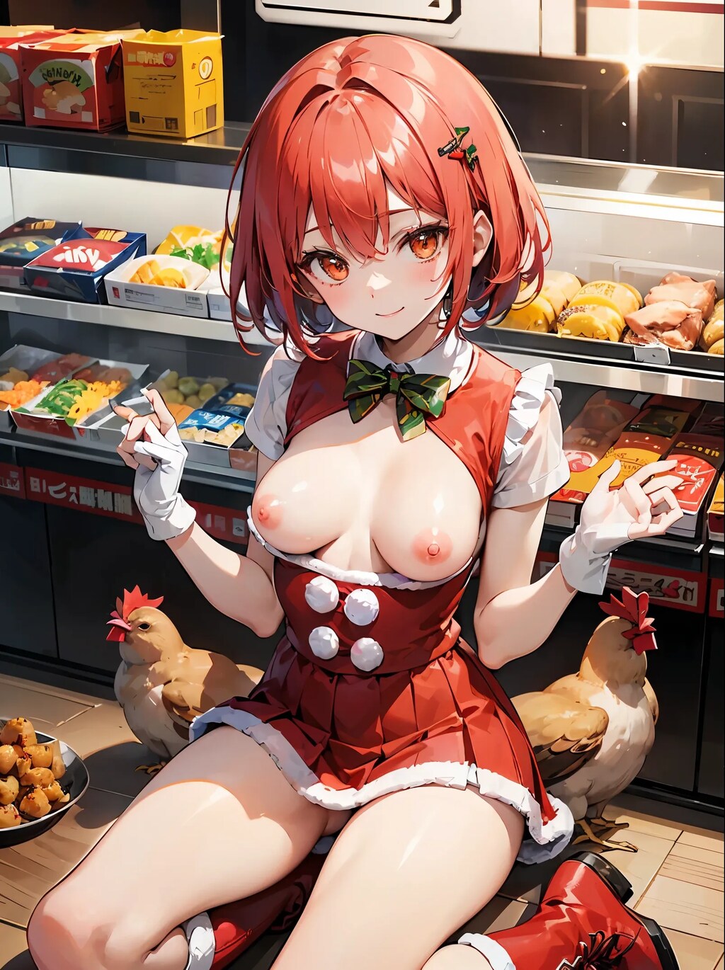 チキン売りの失敗版