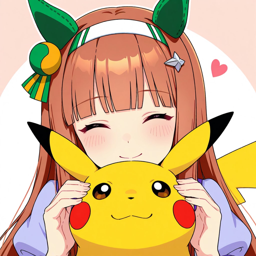 スズカとピカチュウ