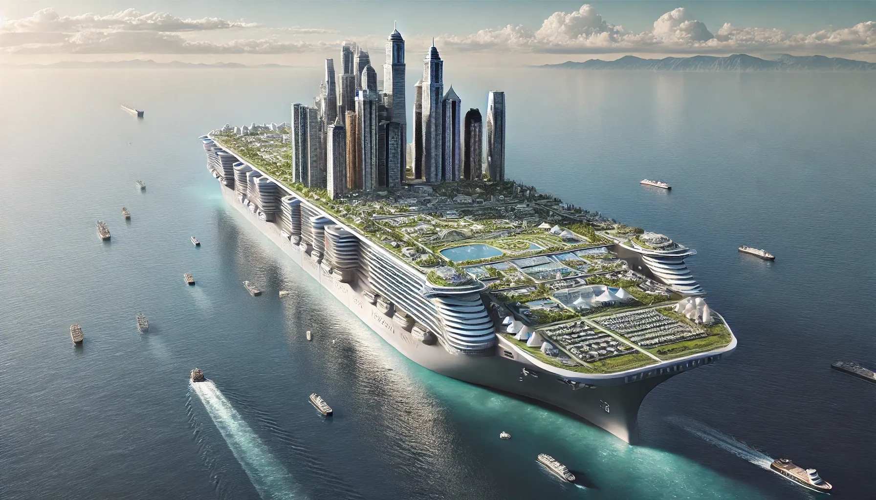 洋上都市 | の人気AIイラスト・グラビア